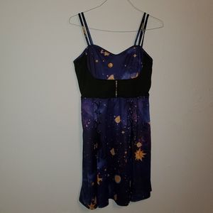 Purple celestial strappy dress L